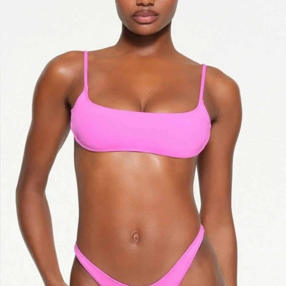 Skims SET NWT Neon Orchid Pink Bikini Swim Set 2-pc set top & Bottom Size m